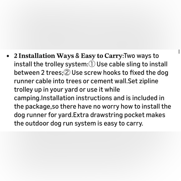 Dog Tie-Out Cable with Spring New!!! Silver - Picture 10 of 10